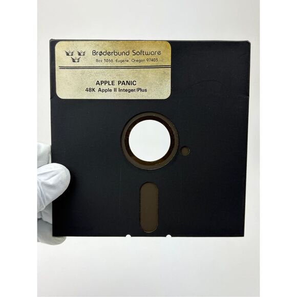 Vtg 1981 Apple Panic Broderbund Software Apple II & Apple II Plus EY2437 - Picture 3 of 4